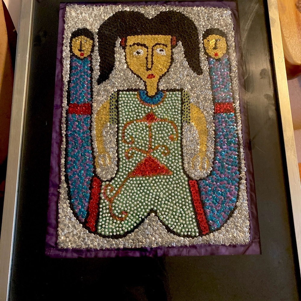 Colorful Beaded Artwork